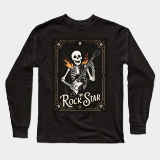 Funny Tarot Card : The Rock Star Long Sleeve T-Shirt